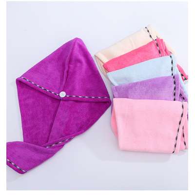 Quick Dry Soft Microfiber Hair Wrap Towel Microfiber Hair Dryer Cap Towel